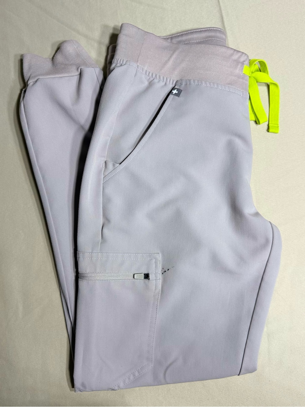 FIGS Zamora High Waisted Jogger Scrub Pants XS Regular Slate – Small Ink Stain